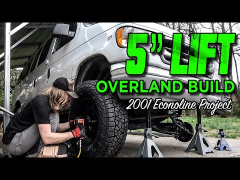 Van Suspension Lift installation | Project Ford Econoline | front end