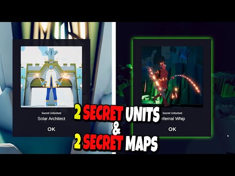 How to unlock Infernal Whip & Solar Architect + 2 New Maps - TABS New Secret Units Location