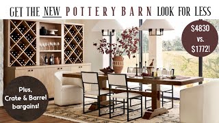 Pottery Barn get the look for less & Crate & Barrel bargains!