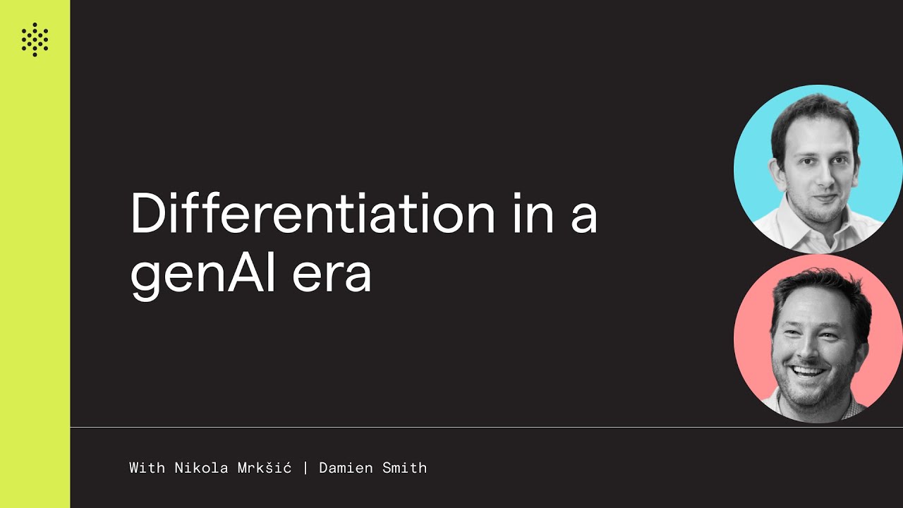 Differentiation in a genAI era