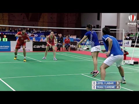 1/2 DX : Lefel & Labar VS Tran & Carême (Championnats de France 2015)