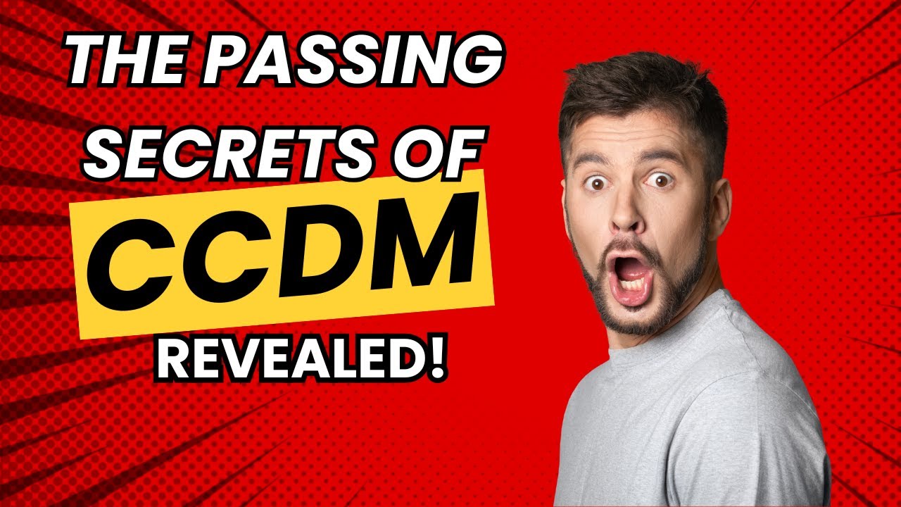 How to PASS the CCDM Exam in 2025 | Study Plan + Practice Material That Works!