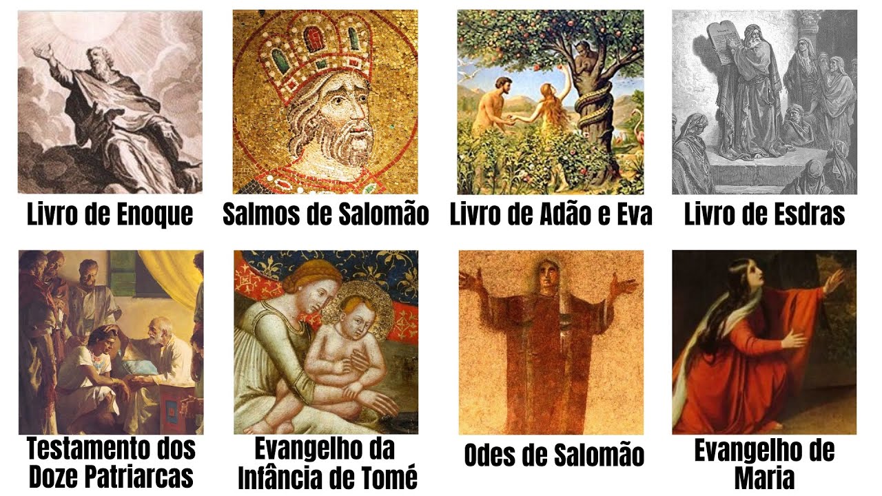 Explicando os Livros REJEITADOS da Bíblia em 16 minutos, explicação sem complicação