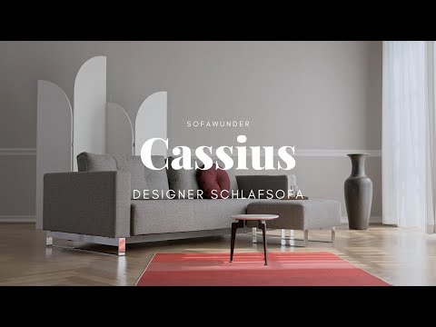 Designer Schlafsofa - CASSIUS Deluxe von Innovation | bei Sofawunder.de