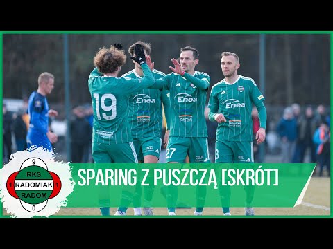 Sparing: Radomiak Radom - Puszcza Niepołomice 1:1 [SKRÓT]
