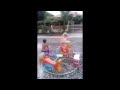 Dog on merry-go-round 