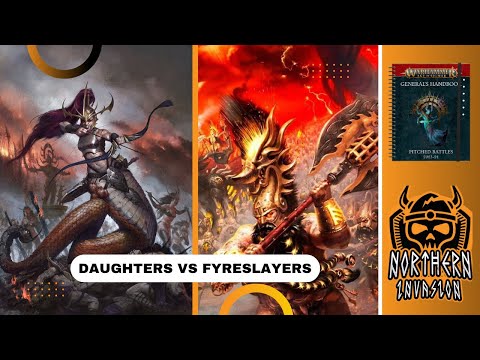 Daughters of Khaine Vs Fyreslayers (2000pts): Age of Sigmar Battle Report