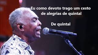 Palco - Gilberto Gil