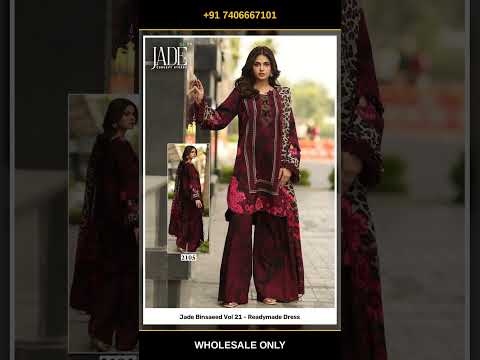 Jade Binsaeed Vol 21 - Readymade Dress – product video thumbnail
