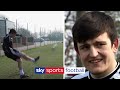 A 20 year old Harry Maguire aces the Two-Footed Corner Challenge ⚽✨