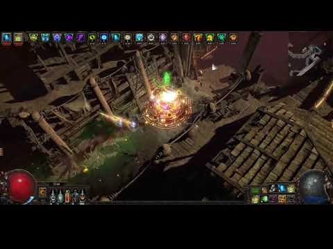 Path Of Exile[3.8] Toxic Rain VS The Guardian T16 Alpha I (No HH,No Barrage)
