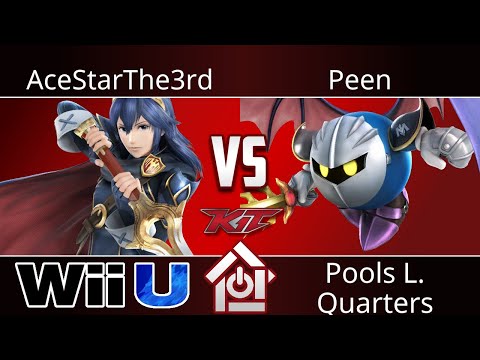 KiT 2018 - AceStarThe3rd (Lucina) vs Peen (Metaknight) - Smash 4 Pools L. Quarters