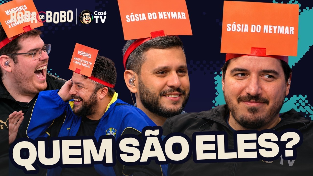QUEM SOU EU? CAZÉ, IGOR, DONAN E LUISINHO EM UM DESAFIO COM PEGADINHA! | RODA DE BOBO