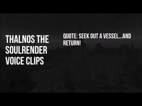 World of Warcraft - All Bloodmage Thalnos / Thalnos the Soulrender Voice Clips