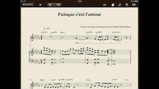 Puisque c&#39;est l&#39;amour - Lara Fabian - Partition - Piano