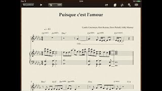 Puisque c&#39;est l&#39;amour - Lara Fabian - Partition - Piano