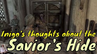 Inigo's thoughts about the Savior's Hide. Elder Scrolls V: Skyrim