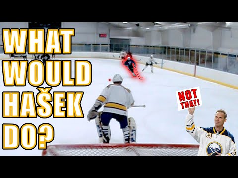 1990 Flint Generals Beer League Pick Up Hockey | Vintage Cooper GoPro Goalie Gear