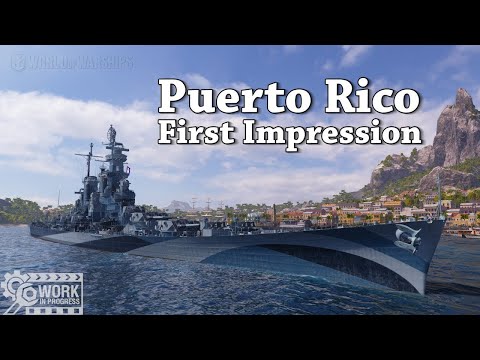 Puerto Rico für den Werft Auftrag World of Warships Gameplay German/Deutsch