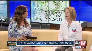 Pollen Vortex likely means severe allergy season