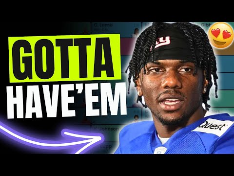 🏆 20 MUST-DRAFT Players in 2025 Fantasy Football 🏆