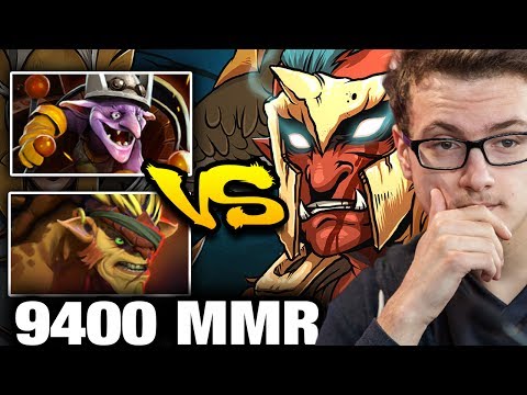 Miracle- 9400 mmr [Troll Warlord] vs 2 Tankiest Heroes