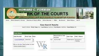 How to find you court date, place & time in Broward County