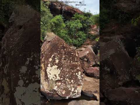 PARAÚNA GOIÁS, PROJETO VISÃO AÉREA -CACHOEIRA DO SONHO PRIMEIRO SALTO.
