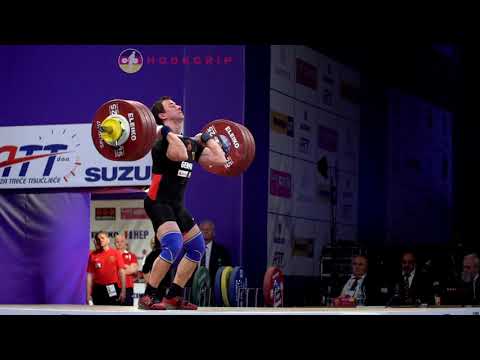 Michael Muller (85) - 188kg Clean and Jerk @ 2017 European Championships