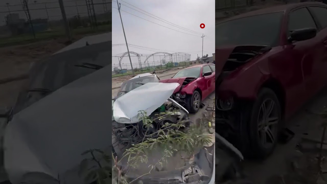 فيديو | مصرع سائق سيارة "بيجو" جراء حادث تصادم مع سائق سيارة "تشارجر" في محافظة البصرة