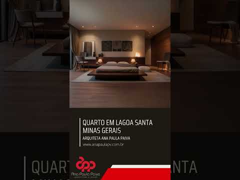Projeto Arquiteta Ana Paula Paiva Quarto em Lagoa Santa  Minas Gerais