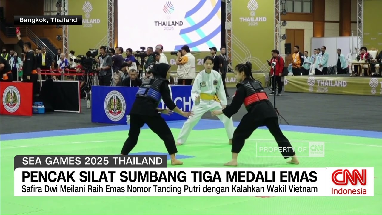 Pencak Silat Sumbang 3 Medali Emas SEA Games