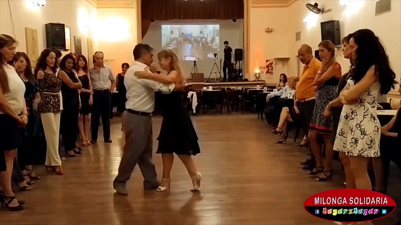 Silvia Fassio - Tony Barrios Clase. Milonga Solidaria JugarxJugar