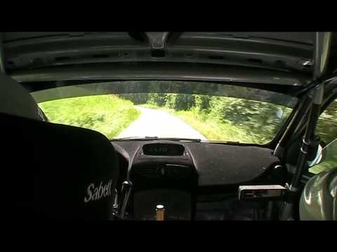 Cameracar Rally dell'Emilia 2013 Gatti-Toni Clio R3 3°assoluti 1°di classe - PS 9