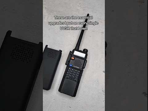 UV5R Essential Upgrades #shorts #baofeng #uv5r #hamradio #radio #milsim