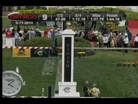 Pimlico 5/17/14 race 9- 63rd running of the  Gallorette Handicap-GIII
