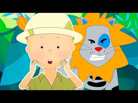 ★ Caillou's Jungle Adventure ★ Funny Animated Caillou | Cartoons for kids | Caillou