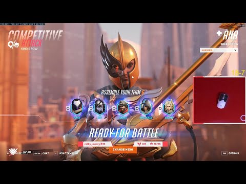 Gale Adelade God of Ana - Overwatch 2 Season 3 Top 500 Gameplay
