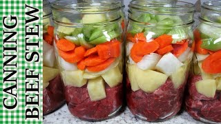 Canning THE BEST Homemade Beef Stew | Meal in a Jar | Long Time Food Storage