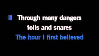 Amazing Grace Karaoke Instrumental With Lyrics in C