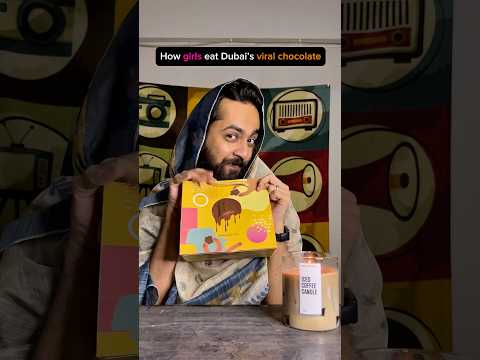 Trying Dubai's FIX chocolate. [ Viral FIX Chocolate , ASMR , Reaction , Kunafa Pistachio Chocolate ]