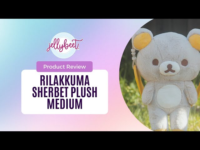 Vídeo relacionado con Rilakkuma San-X Original Long Pile Sherbet Series Jumbo Plush - Naranja