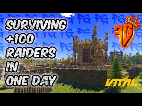 How Rust's Best Clan Defends The Biggest Raids On Vital - Rust Zerg Progression