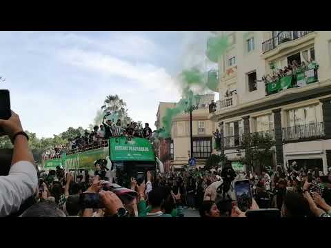 celebracion betis campeón copa del rey 2022