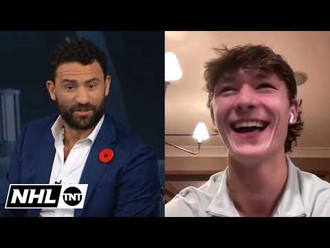 Matthew Schaefer joins the NHL on TNT panel