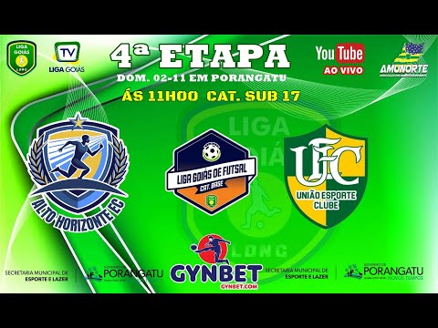 LIGA GOIÁS GYNBET.COM 2025 CATEG. BASE 2025 - ALTO HORIZONTE EC X UNIÃO EC ARAGUAÇU TO