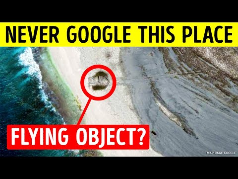 Bizarre 'Something' with a Long Trail Spotted on a Deserted Island