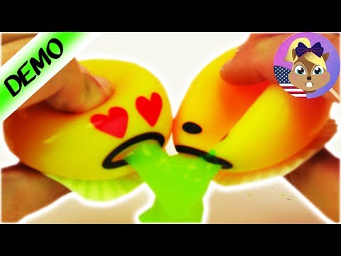 Slime Egg Challenge - Gudetama vs Emoji - Which One Slurps up the Most Slime??