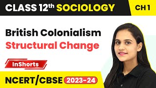 British Colonialism - Structural Change | Class 12 Sociology Chapter 1 Inshorts #2024