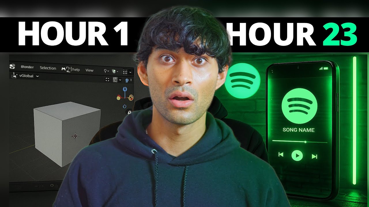 I Made a Spotify Commercial in Blender Full Breakdown (Tutorial)